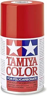 TAMIYA Lexan Spray Paint, Bright Red, 100 ml, PS-34