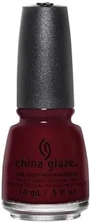 China Glaze Nail Lacquer With Nail Hardner Holiday Cheers Wine Down For What? 14ml