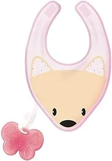 Chicco Fresh Bib Teether 4M+, Girl