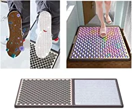 BCXGS Disinfecting Floor Mat, Sanitizing Shoes Mat For Floor, Cleaning Disinfectant Rubber Shoe Boot Shoes, Outdoor Door Mats, Tray Dip Office Sanitizer 83X45X2cm