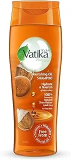 Vatika Naturals Shea Butter Nourishing 2-in-1 Oil Shampoo 425 ml | Natural & Herbal Enriched with Shea Butter | For Dry Hair | Hydrate & Nourish | Free from Mineral Oil, Parabens & Phthalates