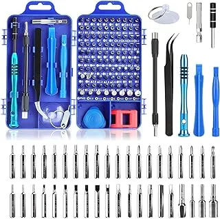 Apsung Precision Screwdriver Set, Apsung 110 In 1 Professional Multi-Function Magnetic Repair Computer Tool Kit Compatible With Iphone/Ipad/Android/Laptop/Pc Etc (Blue)