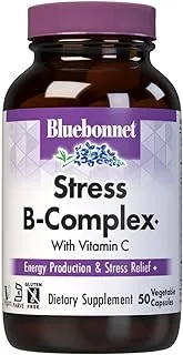 Blue Bonnet Stress B-Complex Vegetable Capsules, 50 Capsules