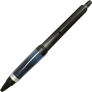 Uni Alpha-Gel Jetstream 0.7 mm Ball Point Pen, Black Body, Black Ink (Sxn1000071P24)