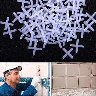 Royal Apex 100 Pieces Wide Tile Spacers & Leveller, Replaceable Tile Levellers, Wall Floor Cross Spacers for Ceramic Tile and Stone Installation & DIY Work (8 mm)