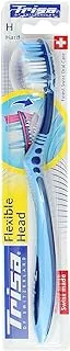 Trisa Flexible Head Hard Toothbrush With Travel Cap