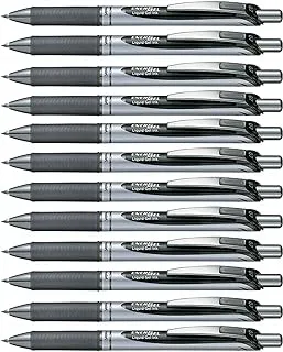 Pentel Gel Pen Bl77 Energel Black, 0.7 Mm (Pack Of 12)