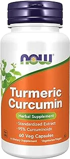 Now Foods Curcumin Vitamin ، 60 كبسولة نباتية