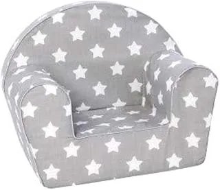 Delsit Toddler Arm Chair - Grey With White Stars, Dt8-18020