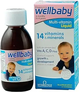 Vitabiotics Wellbaby Multivitamin Liquid - 150 ml