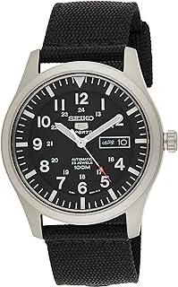 Seiko Men's Quartz Watch, Analog Display and Nylon Strap SNZG15K1