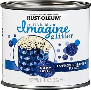 Rust-Oleum Intense Glitter Paint 8oz Navy Blue