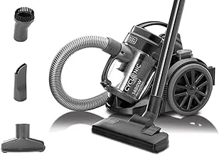 Black+Decker Multi-Cyclonic Bagless Vacuum Cleaner With 6 Stage Filtration 1480W 1.8L Black Vm1480-B5