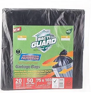 Bacti Guard Black Flat 75 x 103 Cm, 50 Gallon, 20 x 20 pcs