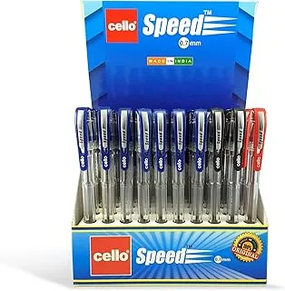 CELLO SPEED BALL PEN 0.7MM DISPLAY OF 50PC ASSORTED