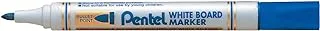 Pentel Whiteboard Marker Bullet Point - Blue (Pack Of 12)