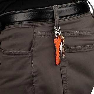 Nite Ize DoohicKey Key Chain Hook Knife, Orange