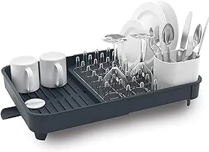 Joseph Joseph 85040 Extend Expandable Dish Rack-Grey, Metal