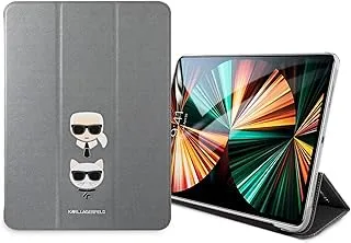 KARL LAGERFELD CG Mobile PU Saffiano Karl & Choupette Head Folio Case for iPad 11