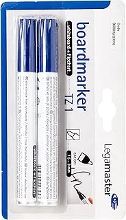 Legamaster Board Marker Plus Tz-1, Blue, Pack Of 2