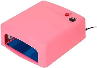 COOLBABY LED UV Gel Nail Curing Lamp Dryer Tool Kit Pink