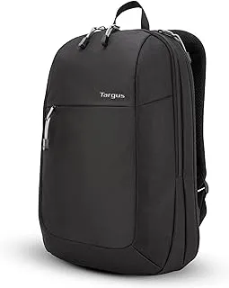 Targus Intellect Essentials Backpack For Lightweight Water-Resistant Slim Travel With Padded Back Support, Quick Access Stash Pouch, Protective Sleeve For 15.6-Inch Laptop Backpack, Black (Tsb966Gl)