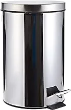 HARMONY S/STEEL PEDAL BIN SILVER 12L LTC12LS