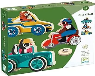 Djeco Clip'N'Roll Wooden Puzzle