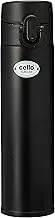 Cello-Ss_Slimln_400ml-Black Slimline Stainless Steel Flask, 400ml, Gray