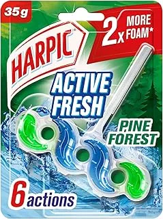 Harpic Active Fresh Toilet Block, Pine Forest - 35 G