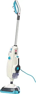 Hoover Steam Fresh Combi 2 In 1 Multi-Surface Powerful Steam Mop & Detachable Handheld Vacuum Cleaner With 10 Accessories, White-Blue HS86-SFC-M