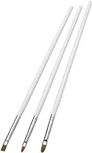 Smiffys Adult Unisex Brush Set, White, Pack of 3 styles, One Size, 39146