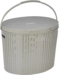 Cosmoplast 27L Cedarattan Picnic Basket, Grey