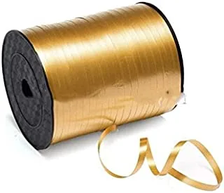 Mmary 500yd Curling Scrapbook Balloon Ribbon Flower Party Wedding Gift Birthday Roll Gold