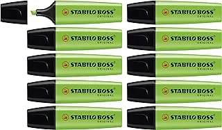 Stabilo Highlighter Pen - BOSS ORIGINAL - Green - Box of 10