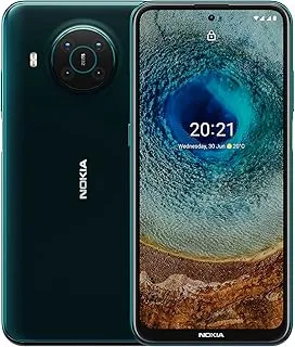 Nokia X10 5G Android Smartphone, 6GB RAM, 128 GB ROM, 48 MP Quad Camera, 6.67” Full HD+ display, 4470mAh long life battery and 11 – Forest Green