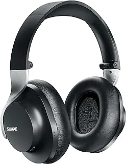 سماعات الرأس Shure Aonic 40 لإلغاء الضوضاء اللاسلكية ، تصميم علوي مريح ، أداء صوتي ممتاز ، خفيف الوزن ، متوافق مع البلوتوث ، أسود