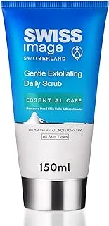 Swiss Image Essential Care Gentle Exfoliating Daily Scrub 150 ml | Remove Dead Skin Cells and Blackheads | Get Fresh & Supple Skin with Every Wash | For All Skin Types