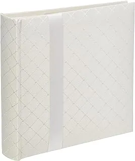 Pioneer Da200Fdr Fabric Diamond Ribbon Wedding Photo Album, Holds 200 4X6