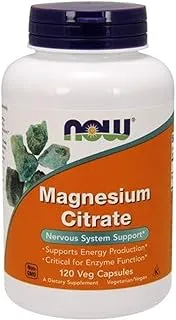 Now Foods, Magnesium Citrate, 120 Veggie Caps