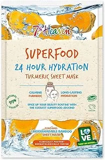 7th Heaven Superfood 24Hr Hydration Turmeric Sheet Mask