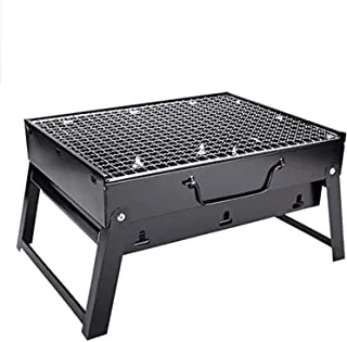 Yupfun Compact Portable & Folding Outdoor Bbq Charcoal Grill أسود ، 2724573304508