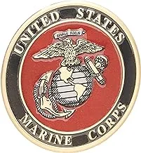 PIONEER 2M-MC Military Metal Medallion, Marine Corp