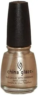 China Glaze Nail Lacquer With Hardeners - 14 Ml, Hi Tek Copper Chrome