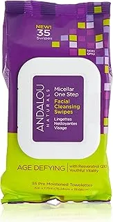 ANDALOU Age Defying Micellar Facial Swipes, 35 Count