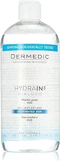 DERMEDIC HYDRAIN3 مياه ميسيلار H20500 مل