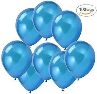 GuassLee 100 Ct Blue Balloon 10