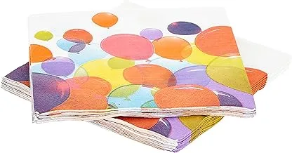 Procos fsc three- ply paper napkins 33 x cm flying balloons