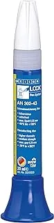 WEICONLOCK® AN 302-43 Screw locking device 20ml | Metal thread Adhesive | Drinking water area suitable Strength Higher viscosity Prevents loosening