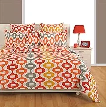 Swayam Sparkle Collection - Queen Dbs 1 Flat Sheet -1270 - Multi Color